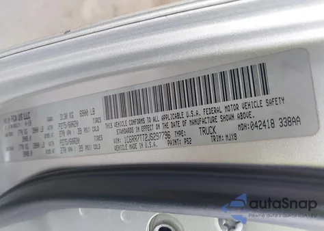 2018 Ram 1500 Big Horn 4X4 6'4 Box from USA, damaged, VIN 1C6RR7TT2JS297796